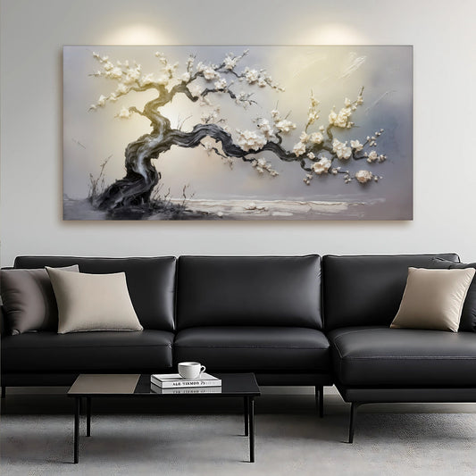 White Blossom Wall Art