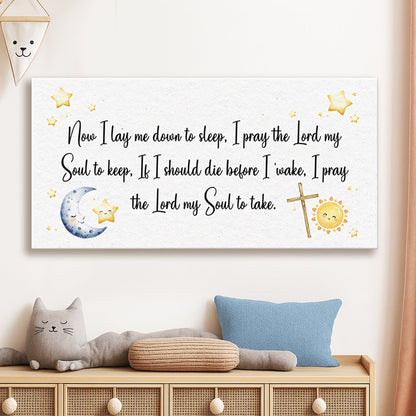 I Lay Me Down To Sleep Faith Sign