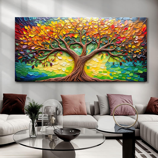 Tree Of Life Impasto Wall Art