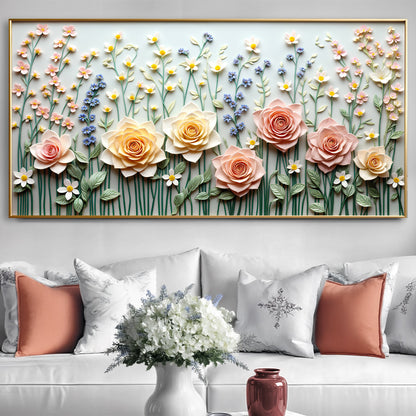 Garden Rhapsody Impasto Wall Art