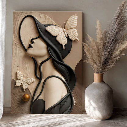 Woman's Delicate Lines Wall Art