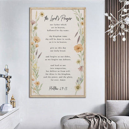 The Lord's Prayer Faith Sign III