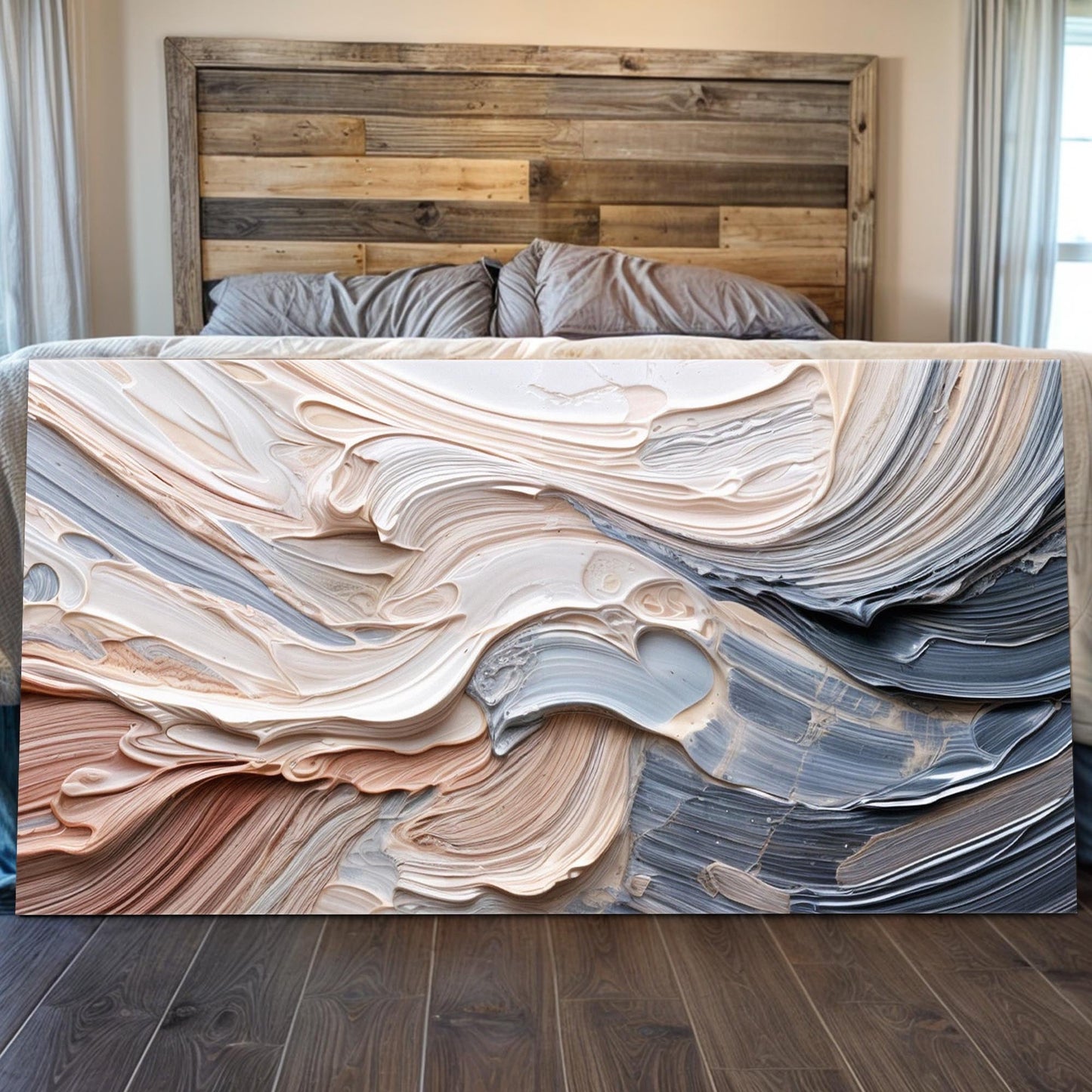 Rough Minimalist Impasto Wall Art