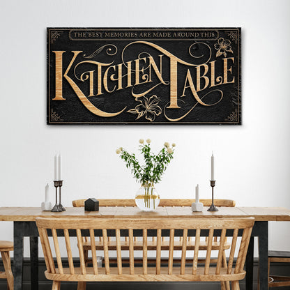 Kitchen Table Sign