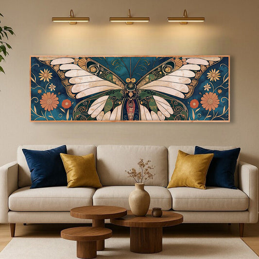Abstract Vintage Butterfly Wall Art