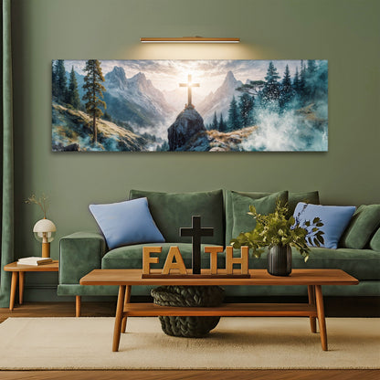 Cross On A Hill Faith Wall Art II