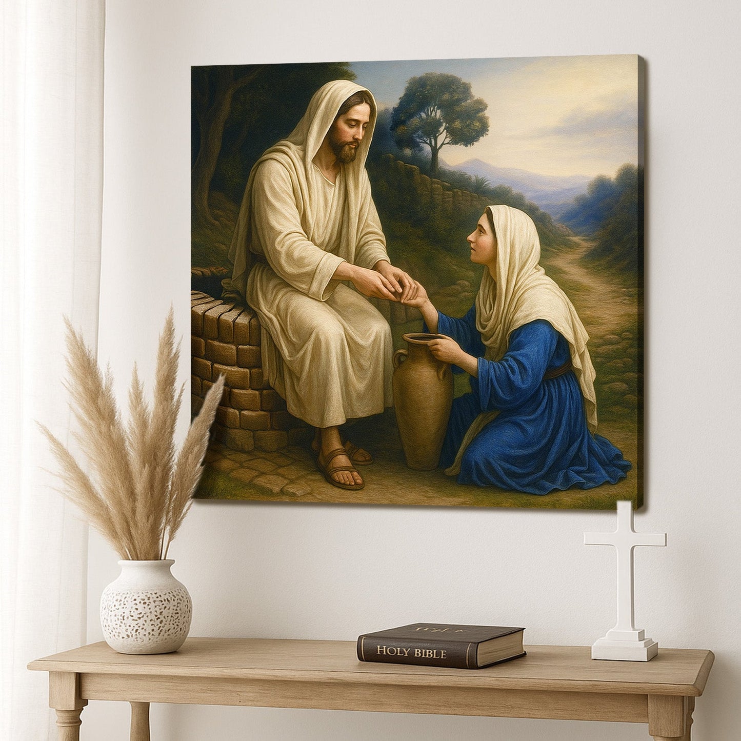 Samaritan at the Well Faith Wall Art