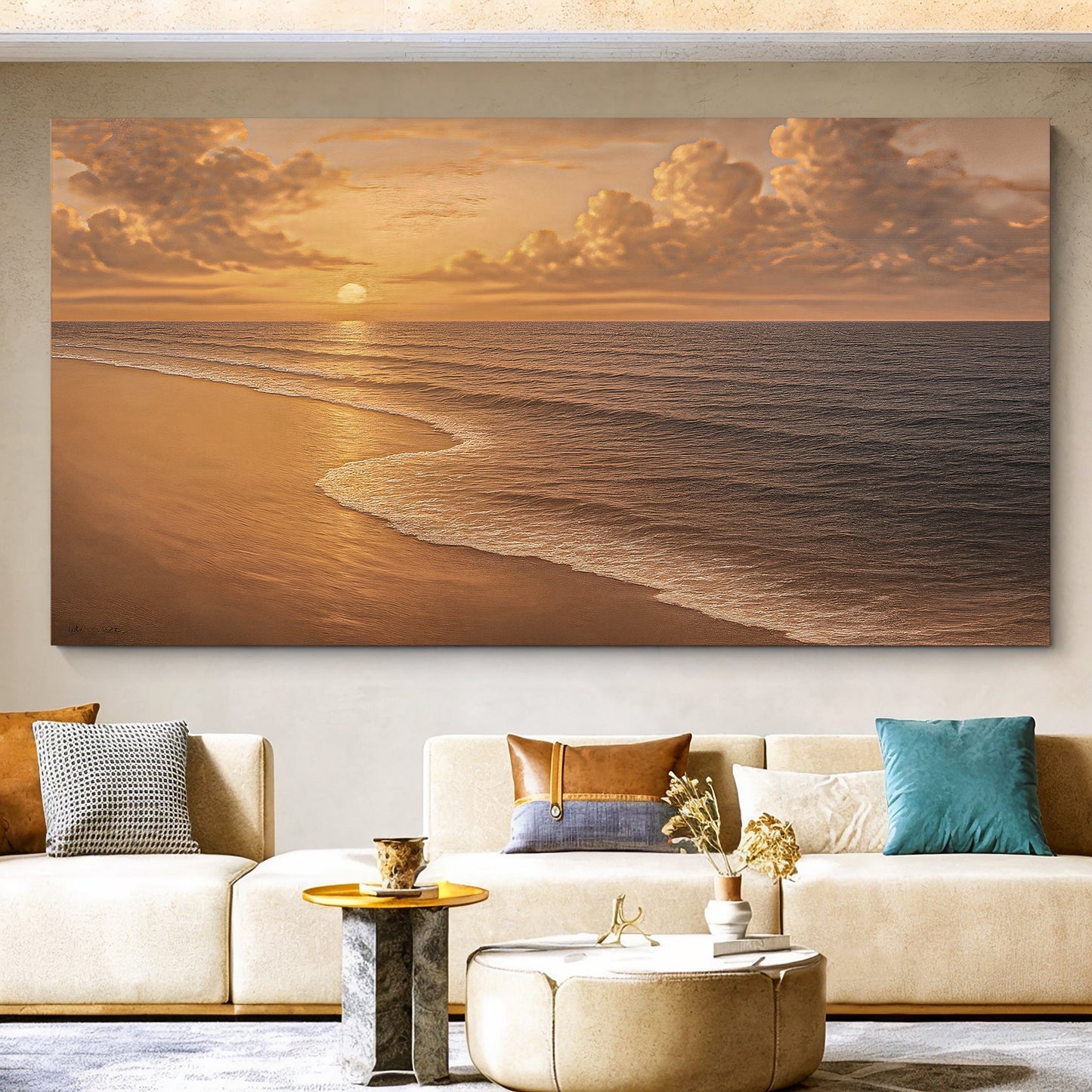 Beach Shoreline Coastal Wall Art VIII