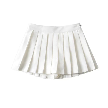 High Waist A-Line Skirt
