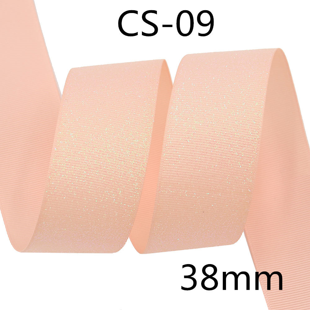 Glitter Silk Ribbon for Gift Wrapping