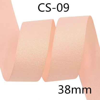 Glitter Silk Ribbon for Gift Wrapping