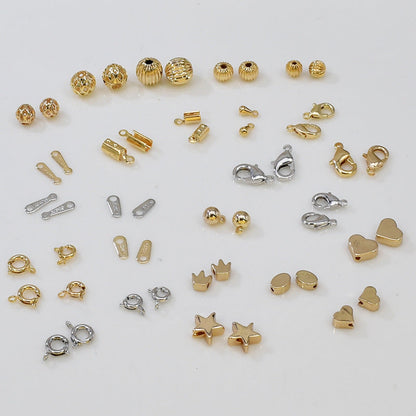 Copper Plated Gold Color Bead String