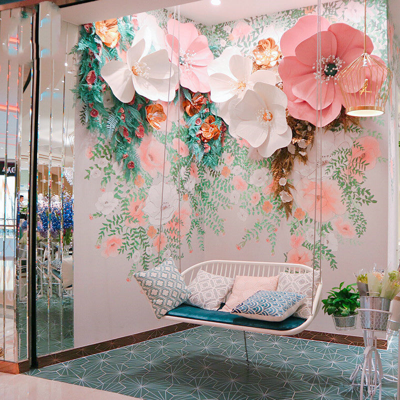 Large-scale Wedding Layout Three-dimensional Handmade Paper