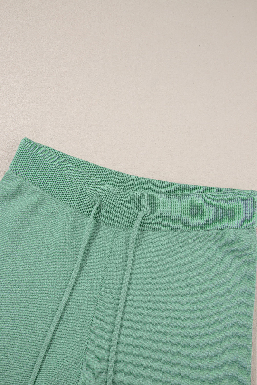 Contrast Trim Half Sleeve Top & Drawstring Pants