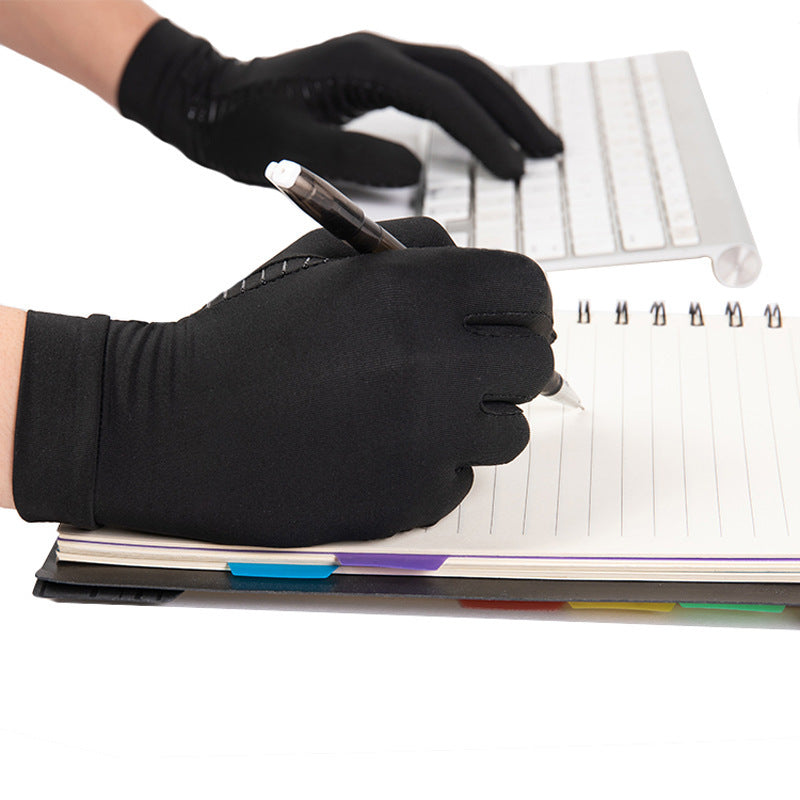 Women's Copper Fiber Pressure Riding Gloves