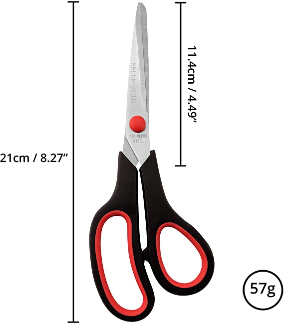 2-Tone Stainless Steel Scissors- 8.27"