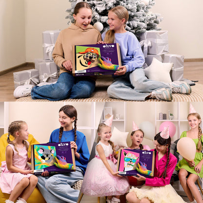 OKTO Clay by Numbers — Pug Dog — (16.54×12.01 in) — Ages 5+