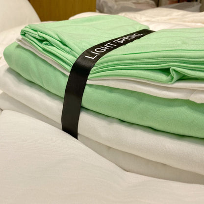 Fashionable Simple Hit Pigment Color Bed Sheet