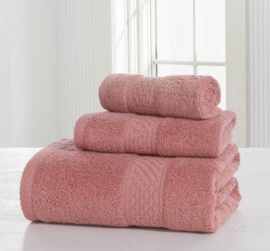 Cotton Soft Double-Sided Thick Bath Towel Set