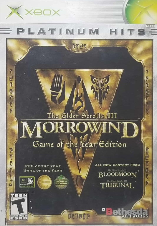 The Elder Scrolls III: Morrowind Game Of The Year Edition (Platinum Hits) (Xbox)