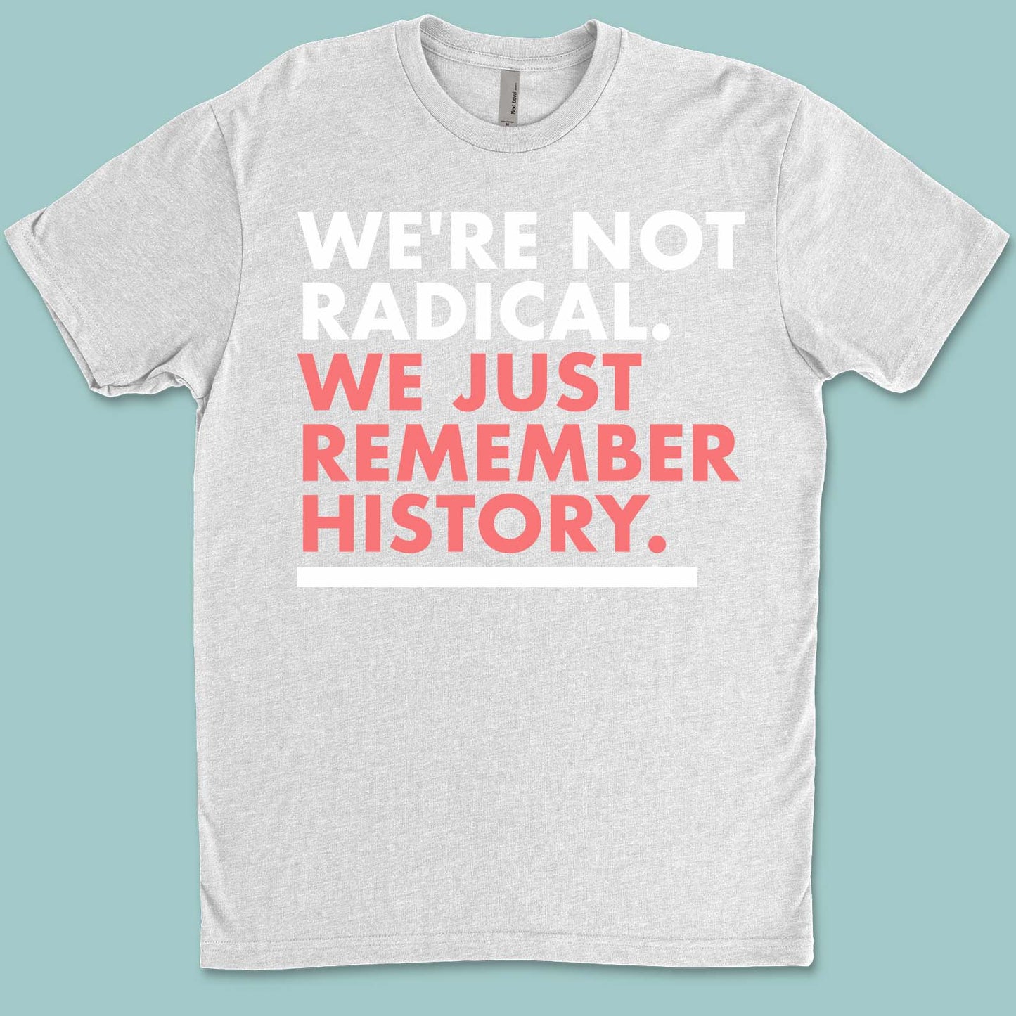 We're Not Radical We Just Remember History Shirt – Dark Shirt 8647 Anti Trump, Anti MAGA Political Shirt, Political Protest Tee 682176
