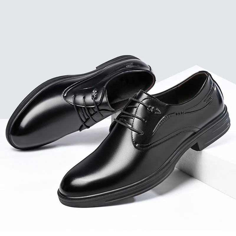 Men's Black Leather Formal Shoes