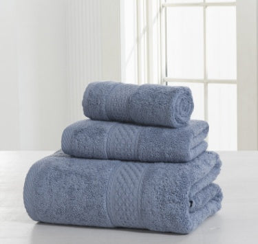 Cotton Soft Double-Sided Thick Bath Towel Set