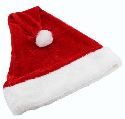 Christmas Velvet Plush Santa Hat Decor
