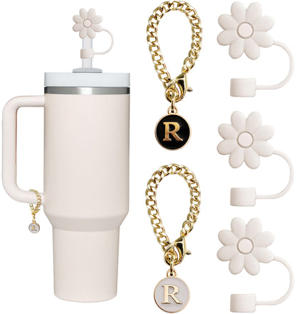 Tumbler Letter Handle Charms - 5PCS