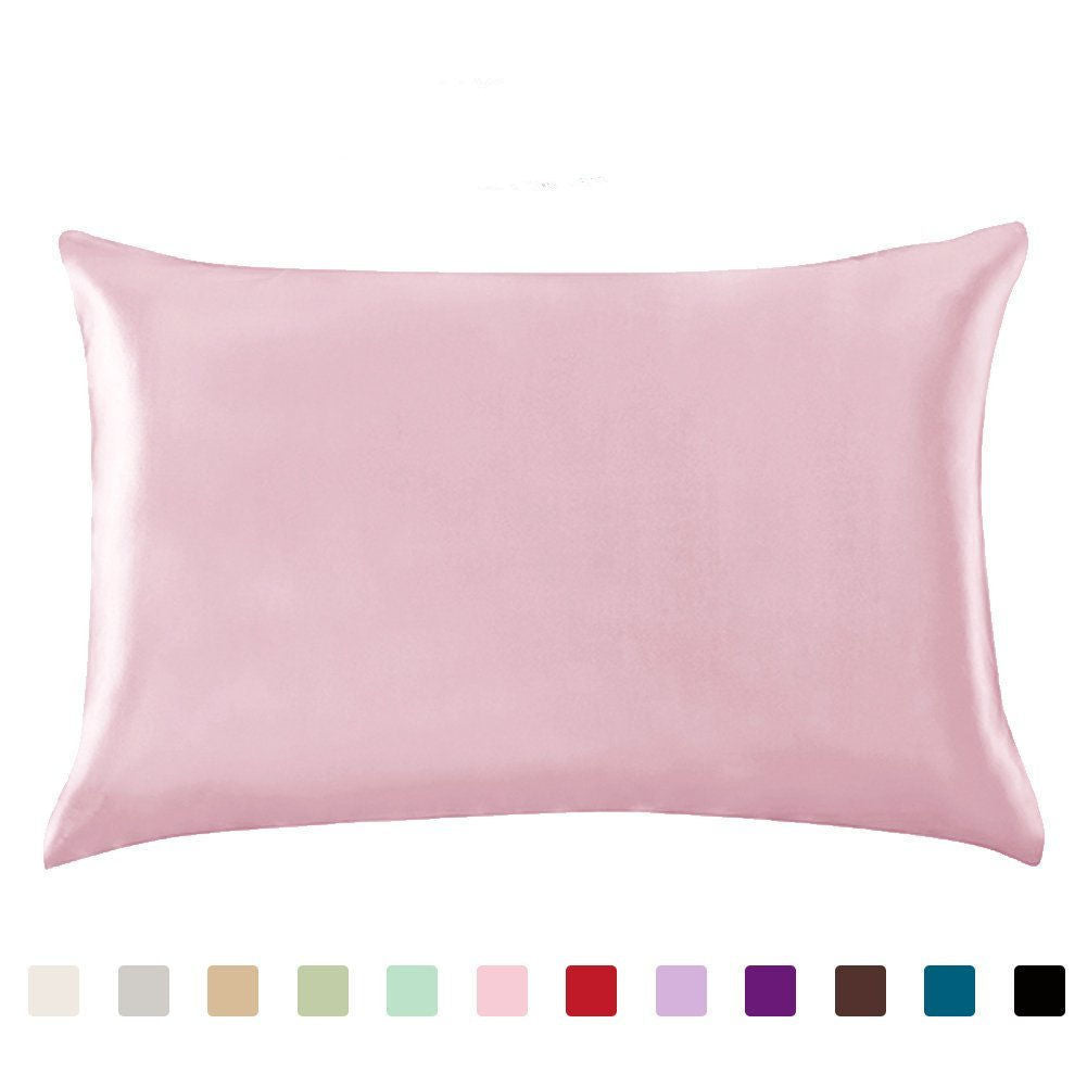 Satin Solid Color Pillowcase