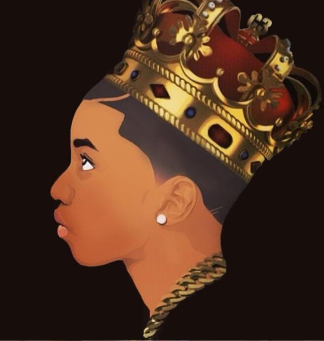 Graffiti Hip Hop African Girl Shower Curtain