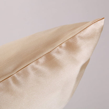 Satin Solid Color Pillowcase