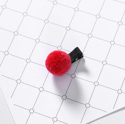 Korean Candy-Colored Hair Ball Hair Tie