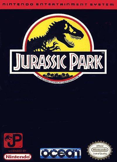 Jurassic Park With Box (Nintendo NES)