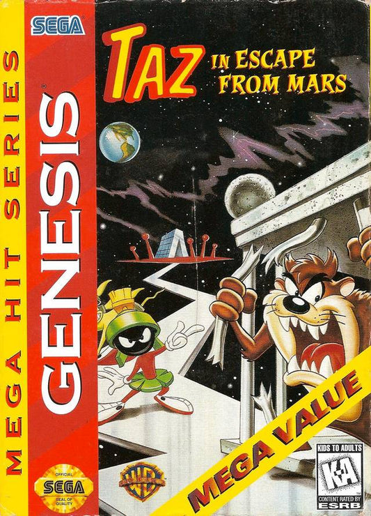 Taz in Escape From Mars (Mega Hit Series) (Sega Genesis)