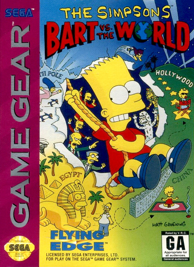 The Simpsons: Bart vs the World (Sega Game Gear)