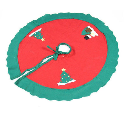Christmas Tree Skirt Decorations Gift Scene Decor