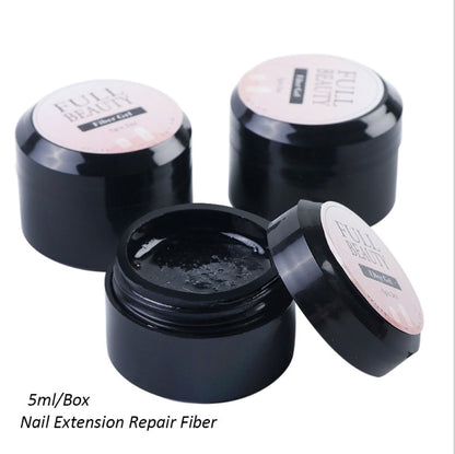 Cracked Repair Nail Fiber Gel - Fiberglass Poly UV Builder