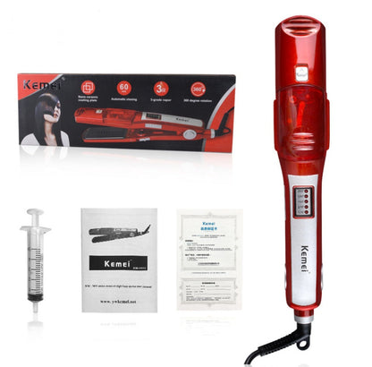 Electric Hair Straightener Splint with Steam
