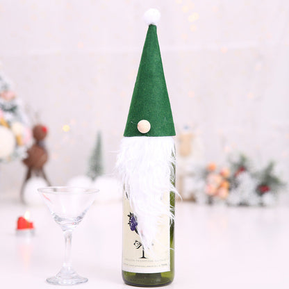 Christmas Wine Bottle Socks Decor