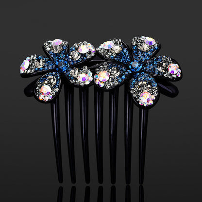 Inserting comb hair ornament