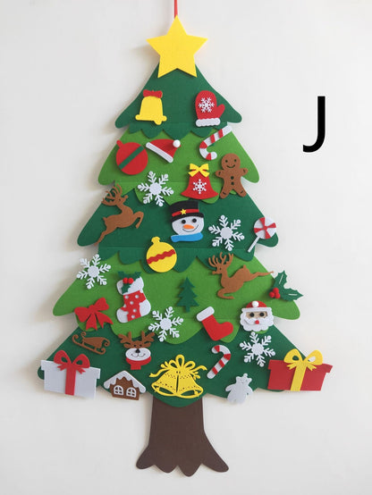 DIY Felt 3D Christmas Tree Decor