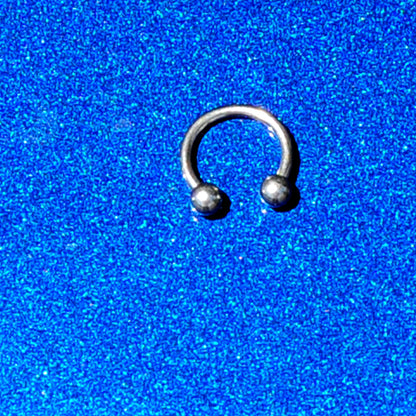 16G 5/16 Stainless Steel Horseshoe Circular Barbell