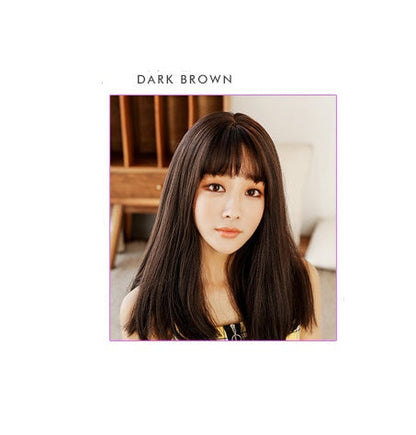 Fashion Realistic Long Straight Hair Wig