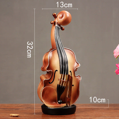 Modern Home Violin Decoration Ornaments