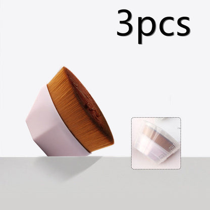 Flat Foundation Brush Kit: BB Cream, Loose Powder