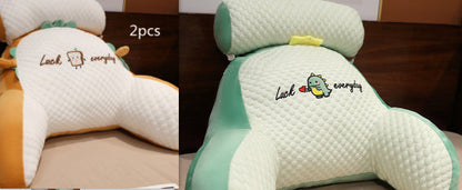 Fluffy Triangle Reading Cushion Lumbar Support