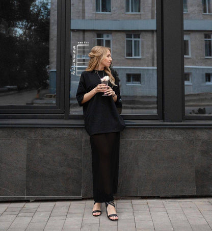 European And American See-through Fashion Skirt