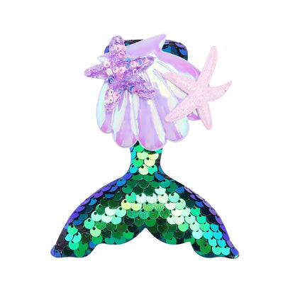 Mermaid Tail Barrettes Girl's Hair Clip