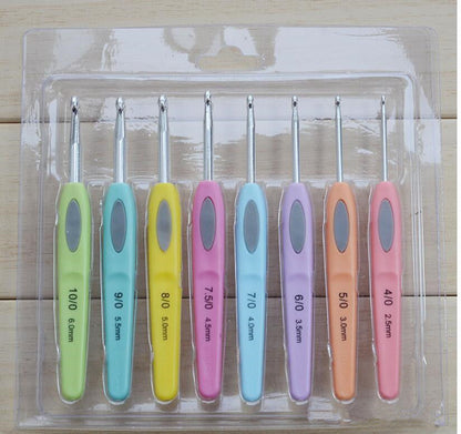 8pcs Crochet Hooks Set, Knitting Needles